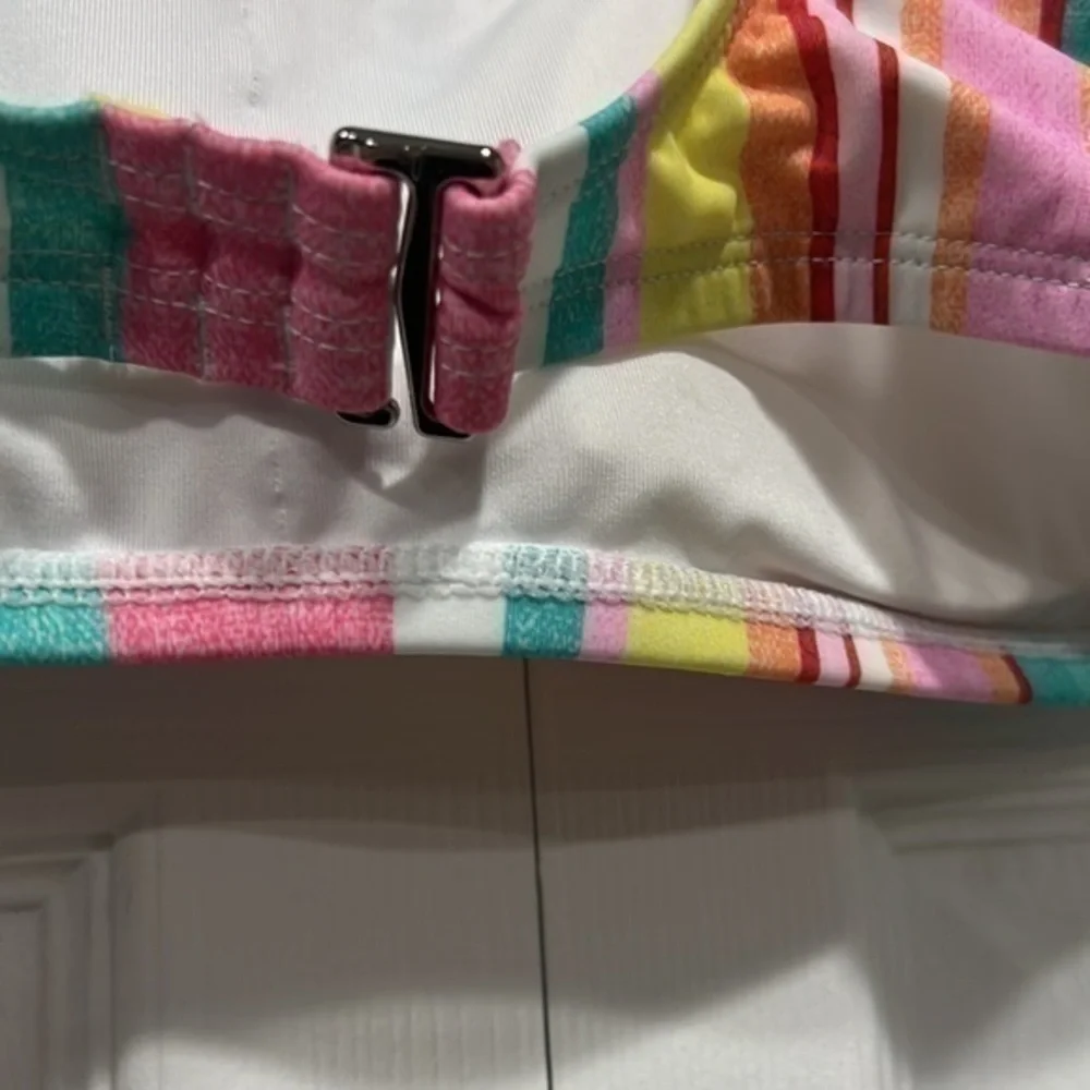 🔴NWT Cupshe Soleil Stripe Bralette Bikini Top